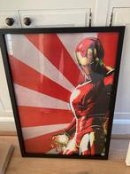 Decoratie kader Iron Man 70x50 cm, Ophalen, Zo goed als nieuw, Wanddecoratie