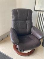 stressless zetel chocoladebruin, Ophalen, Gebruikt