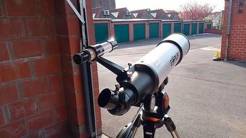 EXPLR Telescoop, Audio, Tv en Foto, Optische apparatuur | Telescopen, Zo goed als nieuw, Lenzentelescoop (refractor), Met statief