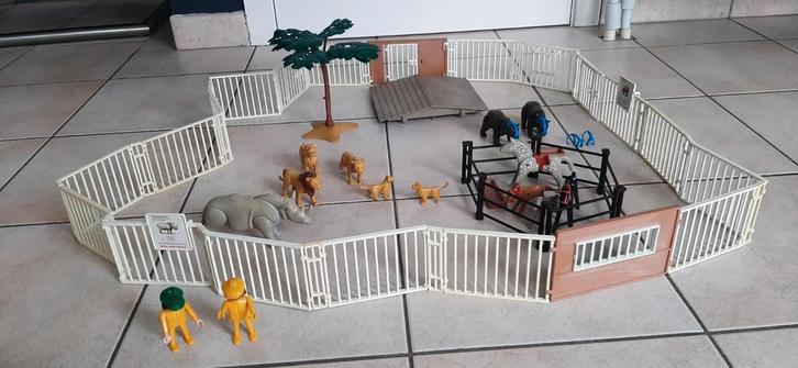 Dierenstal/dierentuin Playmobil vintage jaren 80, Kinderen en Baby's, Speelgoed | Playmobil, Gebruikt, Ophalen of Verzenden