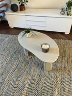 Tapis tressé en jute et cuir tons bleus 140 x 200 cm, Maison & Meubles, Bleu, 150 à 200 cm, 100 à 150 cm, Enlèvement