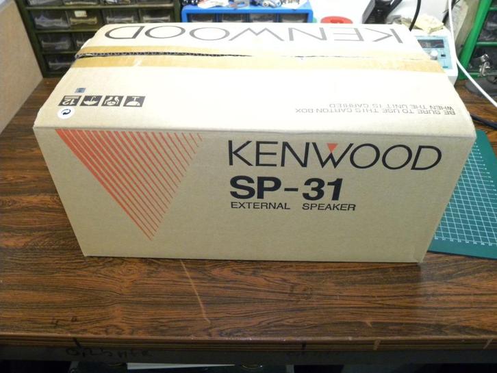 kenwood SP-31 doos compleet met piepschuim, Telecommunicatie, Zenders en Ontvangers, Gebruikt, Zender en Ontvanger, Ophalen
