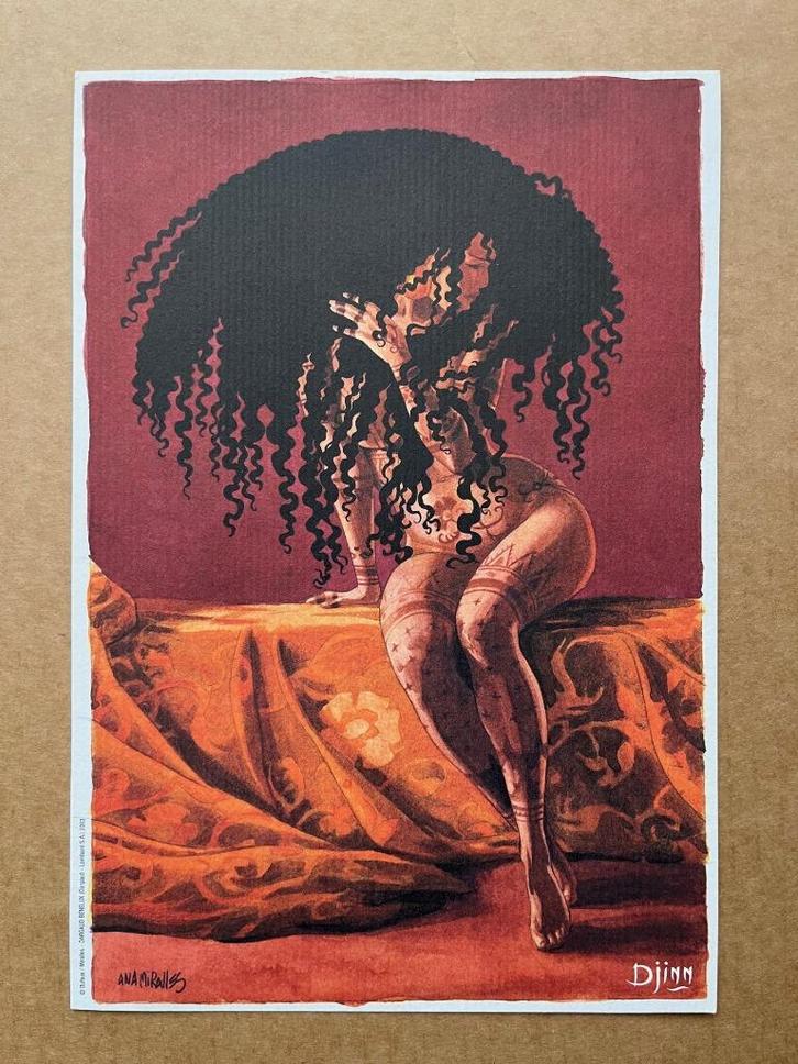 Ex-libris Djinn - Le tatouage - 2003 - Mirallès - Dargaud, Boeken, Stripverhalen, Verzenden