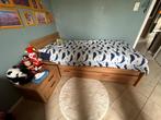 Bed met uitschuifbed en nachtskastje, Huis en Inrichting, Slaapkamer | Bedden, Ophalen, Gebruikt