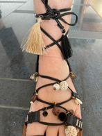 Steve Madden sandalen maat 40, Zwart, Steve Madden, Zo goed als nieuw, Sandalen of Muiltjes