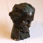Buste de Beethoven en plâtre imitation bronze, Antiquités & Art, Art | Sculptures & Bois, Enlèvement