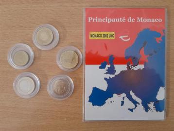 Monaco UNC set 2002 (0.10 cent tot 2 euro) 