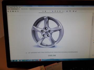 Alu velgen en winterbanden 18" beschikbaar voor biedingen