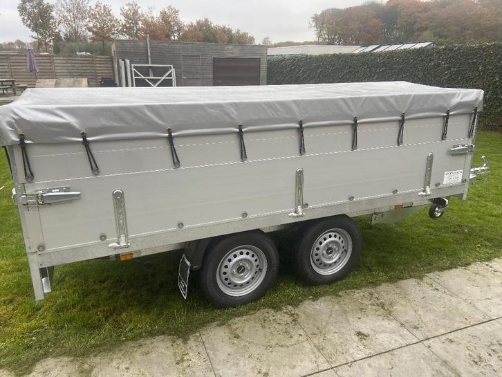 Electrische kipper tot 750 kg ,ongeremd en keuringsvrij, Auto diversen, Aanhangers en Bagagewagens, Zo goed als nieuw, Ophalen