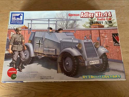 Autoradio allemand Adler Kfz.14 - 1/35, Hobby & Loisirs créatifs, Modélisme | Voitures & Véhicules, 1:32 à 1:50, Autres marques