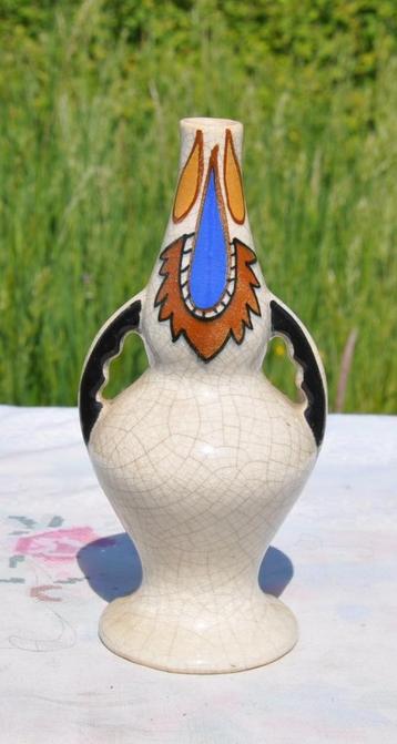 vase soliflore art deco amc wasmuel numeroté 558, Enlèvement ou Envoi