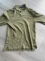 Titel: Polo Ralph Lauren olijfgroene polo lange mouw –maat m, Ophalen, Overige kleuren, Maat 48/50 (M), Ralph Lauren