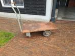 Oude industriële kar Lang 1.20 m Breed 60 cm Plateau 35 cm, Enlèvement