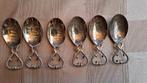 6 verzilverde aperitiefhap lepels, Antiek en Kunst, Antiek | Bestek, Ophalen