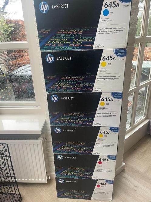 Nog 5 toners HP C9731A-C9732A-C9733A (HP 645A) HP 5500-5550, Computers en Software, Printerbenodigdheden, Nieuw, Toner, Ophalen of Verzenden