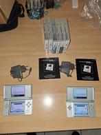 2 consoles Nintendo DS Lite grises et jeux, Enlèvement, DS Lite
