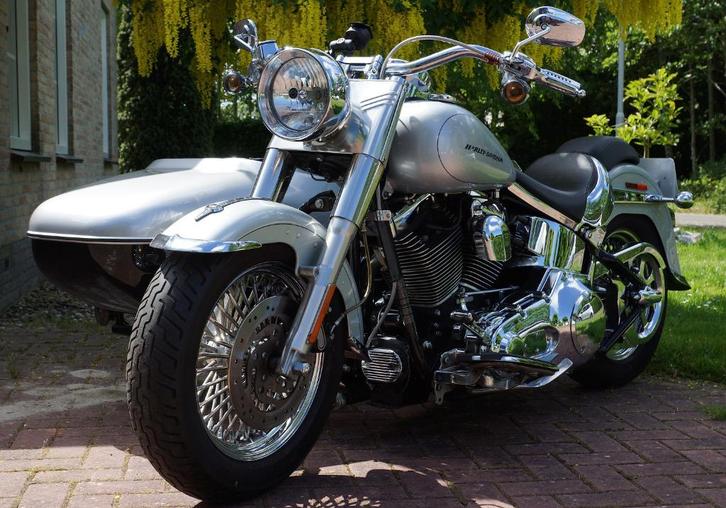 Harley Davidson Softail bj 2006 met zijspan 2021. Nieuwstaat, Motoren, Motoren | Harley-Davidson, Particulier, Toermotor, meer dan 35 kW