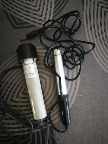 2X microfoon voor bandopnemer of cassetterecorder beschikbaar voor biedingen