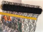 Zwart kant lapje stof, Hobby & Loisirs créatifs, Tissus & Chiffons, Enlèvement ou Envoi, Noir, Dentelle