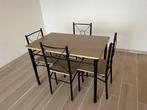 Tafel +4 stoel, Huis en Inrichting, Complete eetkamers, Ophalen, Zo goed als nieuw