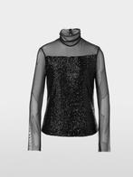 Trui transparant met top, Kleding | Dames, Maat 38/40 (M), Overige typen, Zwart, Nieuw