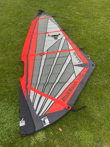 Voile South end Sails 3.5, Moins de 5 m², Enlèvement, Utilisé, Avec sac de transport