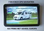 Nieuwe Mobilhome GPS Navigatie met Campercontact en meer, Caravanes & Camping, Camping-car Accessoires, Neuf