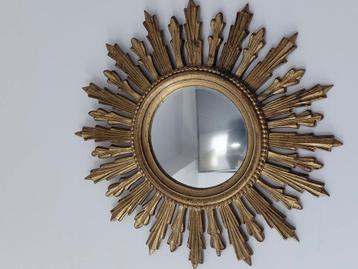 Vintage grote zonnespiegel in resine uit Italië  beschikbaar voor biedingen
