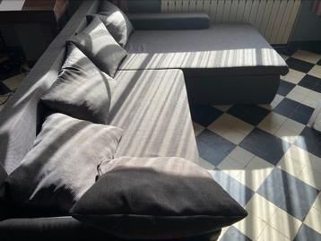 Hoekzetel met bed functie, Enlèvement ou Envoi, Tissus