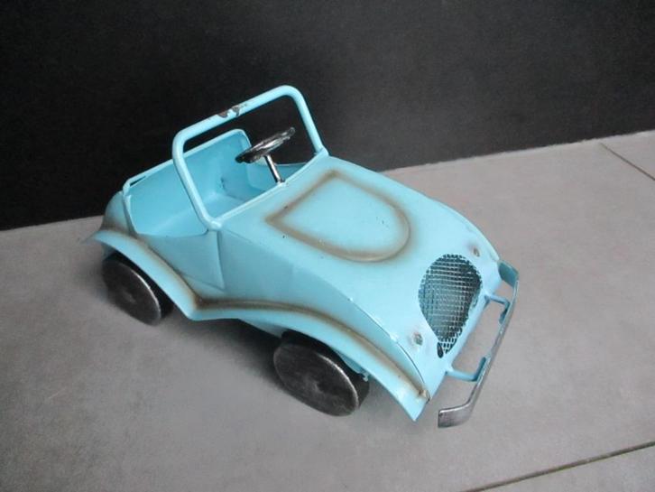 ijzeren auto retrostijl , oldtimer , verzamelobject, Verzamelen, Merken en Reclamevoorwerpen, Gebruikt, Overige typen, Ophalen of Verzenden