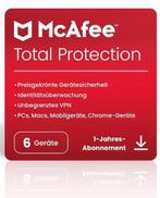 1 Jaar McAfee Total Protection abonnement, Informatique & Logiciels, Logiciel Antivirus & Protection, Enlèvement ou Envoi
