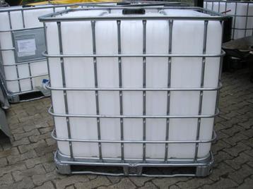 1000 liter ibc watertank met kraantje beneden en boveninlaat beschikbaar voor biedingen