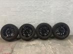 Velgen met Michelin 215/60 R16 winterbanden, Ophalen, 215 mm, 16 inch, Banden en Velgen