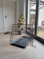 Hondenbench, metaal, schuine randen voor in auto/huis, Dieren en Toebehoren, Ophalen, Gebruikt