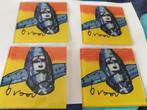 Glazen onderzetters Herman brood 4 stuks, Ophalen of Verzenden