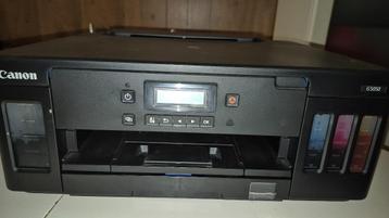 Imprimante canon g5050 avec bidon encre  beschikbaar voor biedingen