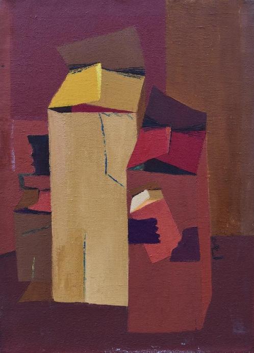 schilderij 'Famille boîte' van André Castinel, Antiek en Kunst, Kunst | Schilderijen | Klassiek, Ophalen