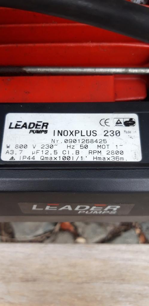 Leader inoxplus 230, Doe-het-zelf en Bouw, Sanitair, Zo goed als nieuw, Inox, Ophalen