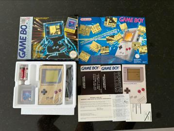 Gameboy tetris avec boite papiers d origine + jeux, Enlèvement ou Envoi, Utilisé, Game Boy Classic