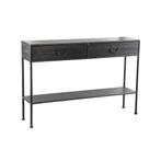 NIEUWE metalen wandtafel sidetable houten lades PTMD, Huis en Inrichting, Ophalen, Nieuw