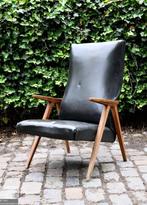Heerlijke vintage relax stoel, Maison & Meubles, Chaises, Comme neuf, Autres matériaux, Vintage, Enlèvement