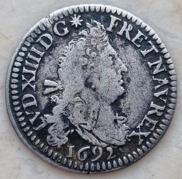 4 Sols 1692 A Lodewijk XIIII / Mooie conditie  beschikbaar voor biedingen