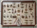 Nautisch diorama knopen & spissen, Huis en Inrichting, Woonaccessoires | Klokken, Ophalen, Zo goed als nieuw, Overige typen