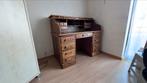 Vintage Amerikaans eiken bureel met rolluik - Secretaire, Ophalen