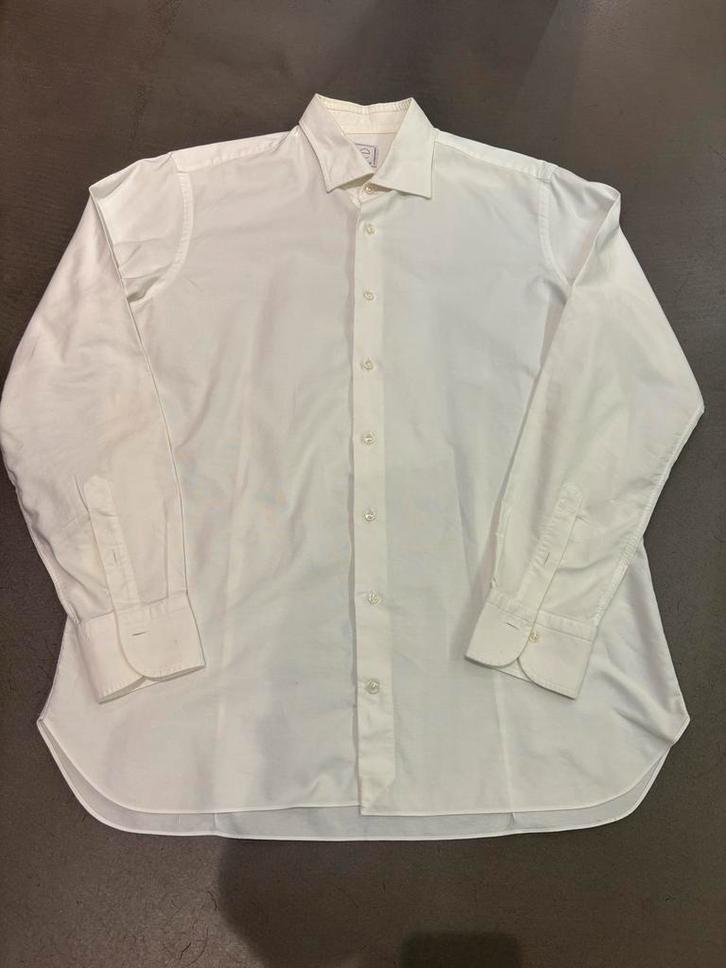 Essential wit hemd maat 42/ 16,5 perfect, Kleding | Heren, Overhemden, Zo goed als nieuw, Halswijdte 41/42 (L), Wit, Ophalen of Verzenden