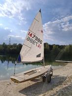 Laser radiaal en standaard met strand-en wegtrailer, Ophalen, Geen motor, Laser, Zo goed als nieuw
