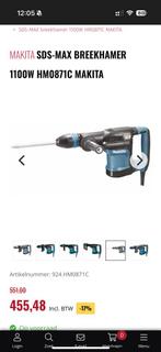 Makita breekhamer, gebruikt voor 1 muur, Doe-het-zelf en Bouw, Ophalen, Zo goed als nieuw