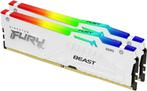 Kingston DDR5 FURY Beast RGB 2x32GB 6000 White, Ophalen of Verzenden, Zo goed als nieuw, Desktop, DDR5