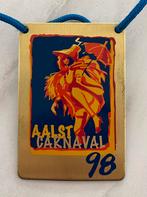 Aalst Oilsjt Carnaval Medaille Stad 1998 donkerblauw, Ophalen