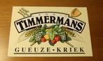 Grote sticker Lambic Timmermans - Geuze - Kriek 24x16cm, Enlèvement ou Envoi, Neuf